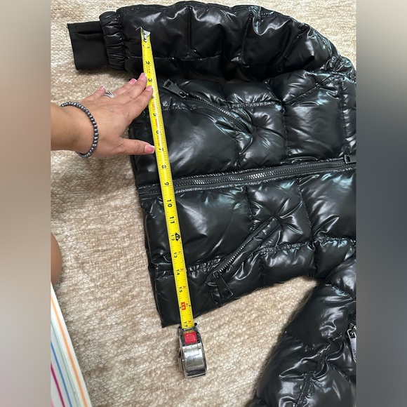 SAM Shiny Black Puffer Jacket - Picture 6 of 16